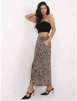 Sukně D73771M50222B hnědá Sukně D73771M50222B hnědá