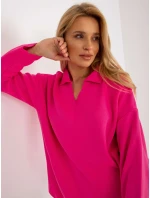 Dámský svetr LC SW 2261 .00P fluo růžová - FPrice