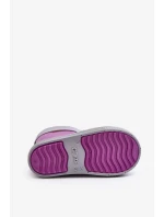 Dětské Wellingtonky s teplejším Snow Wave Gokids  Purple