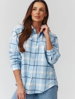 Košile s dlouhým rukávem  model 224088 Makadamia