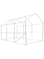 ZAHRADNÍ TUNEL 200x350x200 cm PE KONSTRUKCE ZELENÁ OCEL