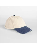 Beechfield B 673 6 panelová nízkoprofil kontrastní kšiltovka 53.0673 natural/vintage denim Beechfield B 673 6 panelová nízkoprofil kontrastní kšiltovka 53.0673 natural/vintage denim
