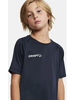 Craft Teamwear Squad Go Contrast Jersey Jr Dětské kontrastní sportovní tričko 82.2727 white Craft Teamwear Squad Go Contrast Jersey Jr Dětské kontrastní sportovní tričko 82.2727 white