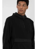 Mikina Polar 4F Pánská S Kapucí 4FAW23TFLEM137-20S Černá