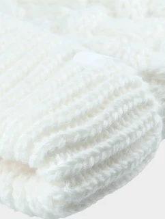 Dívčí zimní čepice 4F Bílá 4FJWAW24ACAPF421-11S