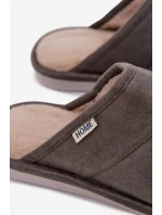 Pánské domácí pantofle tmavě šedé Selomir