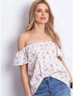 Halenka 270 BZ 111580.00X bílá růžová Halenka 270 BZ 111580.00X bílá růžová