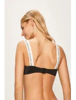 Vrchní díl plavek KW0KW00548-BEH černobílá - Calvin Klein Vrchní díl plavek KW0KW00548-BEH černobílá - Calvin Klein