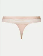 Dámská tanga UW0UW02473 DW5 sv. béžové - Tommy Hilfiger