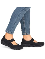 Dámské černé polobotky Rieker na suchý zip N4299-00