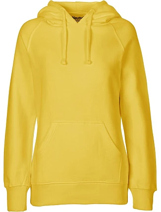 Neutral O 83101 Dámská mikina s kapucí z bio bavlny 77.8311 yellow Neutral O 83101 Dámská mikina s kapucí z bio bavlny 77.8311 yellow