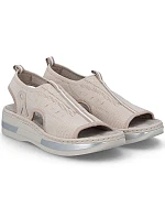 Dámské sandály na platformě růžové Rieker V59B5-31