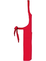 Kariban K 889 Dětská zástěra s laclem 20.K889 red Kariban K 889 Dětská zástěra s laclem 20.K889 red