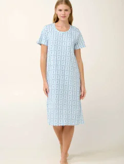 Vamp - Bavlněná noční košile s geometrickým potiskem 20934 - Vamp