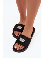 Dámské Pantofle Na Pěnové Podešvi S Kožešinou Big Star SS274716 Černé