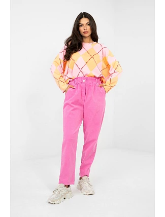 Kordové kalhoty model 225522 Italy Moda