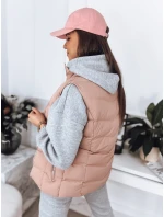 Dámská prošívaná vesta MARIN růžová FashionStreet TY3373 Dámská prošívaná vesta MARIN růžová FashionStreet TY3373