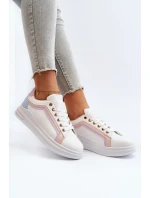 Dámské tenisky s flitry růžové Elnami