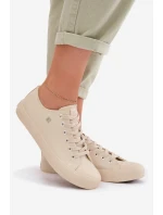 Dámské tenisky Eko kůže Big Star TT274019 Béžové