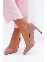 Eko kožené lodičky Sergio Leone 1339 Levandulové