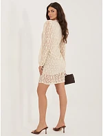 Šaty MI SK 3320.90 světle béžové Šaty MI SK 3320.90 světle béžové