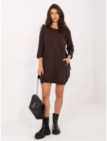 Šaty RV SK 6839.95 tmavě hnědé
