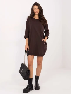Šaty RV SK 6839.95 tmavě hnědé