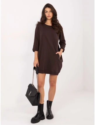 Šaty RV SK 6839.95 tmavě hnědé