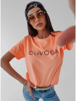 Dámské tričko 277745 lososové - Ola Voga Dámské tričko 277745 lososové - Ola Voga