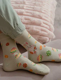 DÁMSKÉ VELIKONOČNÍ PONOŽKY 136