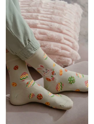 DÁMSKÉ VELIKONOČNÍ PONOŽKY 136