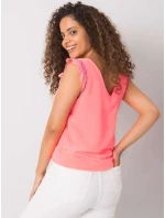 Dámský top DHJ TP 13317.25P fluo růžová Dámský top DHJ TP 13317.25P fluo růžová