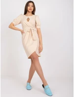 Šaty LK SK 508622.06P světle béžová Šaty LK SK 508622.06P světle béžová