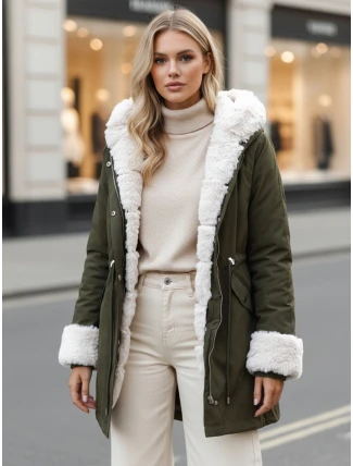 Dámská zimní bunda STARBURST zelená FashionStreet TY4763