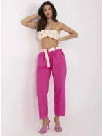 Kalhoty DHJ SP 20506.79 fuchsiová