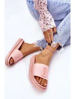 Dámské pantofle Big Star - světle růžové