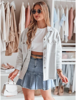 džínová mini sukně s volánky MIRABELL modrá FashionStreet CY0506