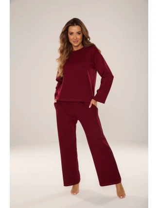 Butter 886 Vínová tepláková souprava - De Lafense