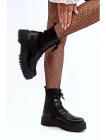 Dámské pracovní kotníkové boty se šněrováním černá Dedinva Dámské pracovní kotníkové boty se šněrováním černá Dedinva