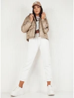 Dámská přechodová bunda ARON camel FashionStreet TY4112