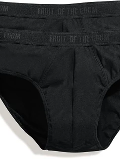 Fruit of the Loom Classic Sport 2-Pack Pánské sportovní slipy, balení po 2 ks 16.7018 black