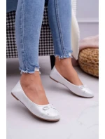 Dámské Baleríny Klasické Bílé Fimme