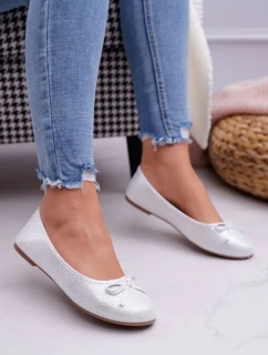 Dámské Baleríny Klasické Bílé Fimme