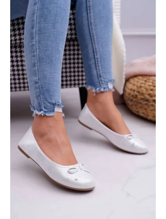 Dámské Baleríny Klasické Bílé Fimme