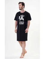 Pánská noční košile s krátkým rukávem Opice - Vienetta Pánská noční košile s krátkým rukávem Opice - Vienetta