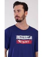 Pánská noční košile s krátkým rukávem Fresh start