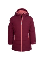 Dívčí zateplená bunda s kapucí Trollkids Dívčí kabát Stavanger zimní modrý (219-219)