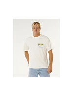 Pánské tričko RIP CURL Bells Pro 26 Bell Logo Tee, bílé Pánské tričko RIP CURL Bells Pro 26 Bell Logo Tee, bílé