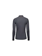 Cyklistické tričko POC W's Layer Merino Mock Neck Jersey, šedé