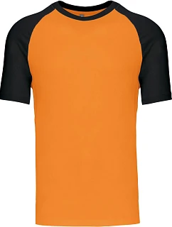 Kariban K 330 Baseballové tričko 20.K330 orange/black